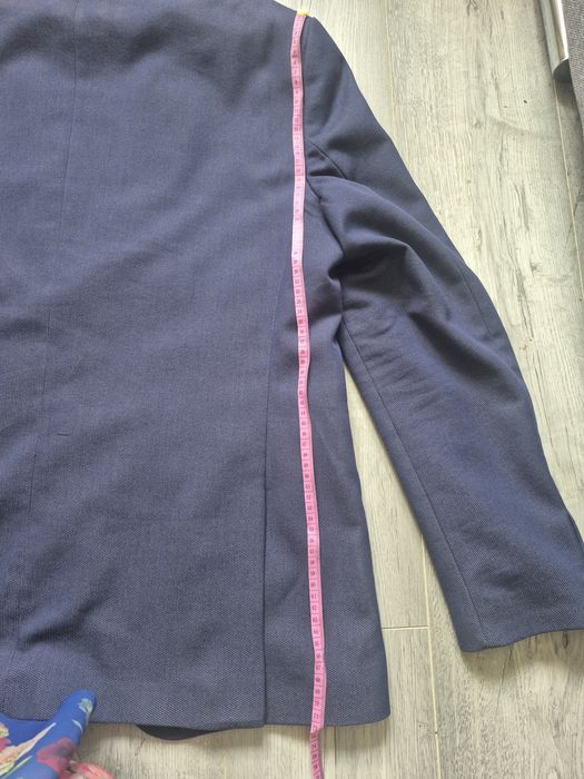 Męska granarowa marynarka