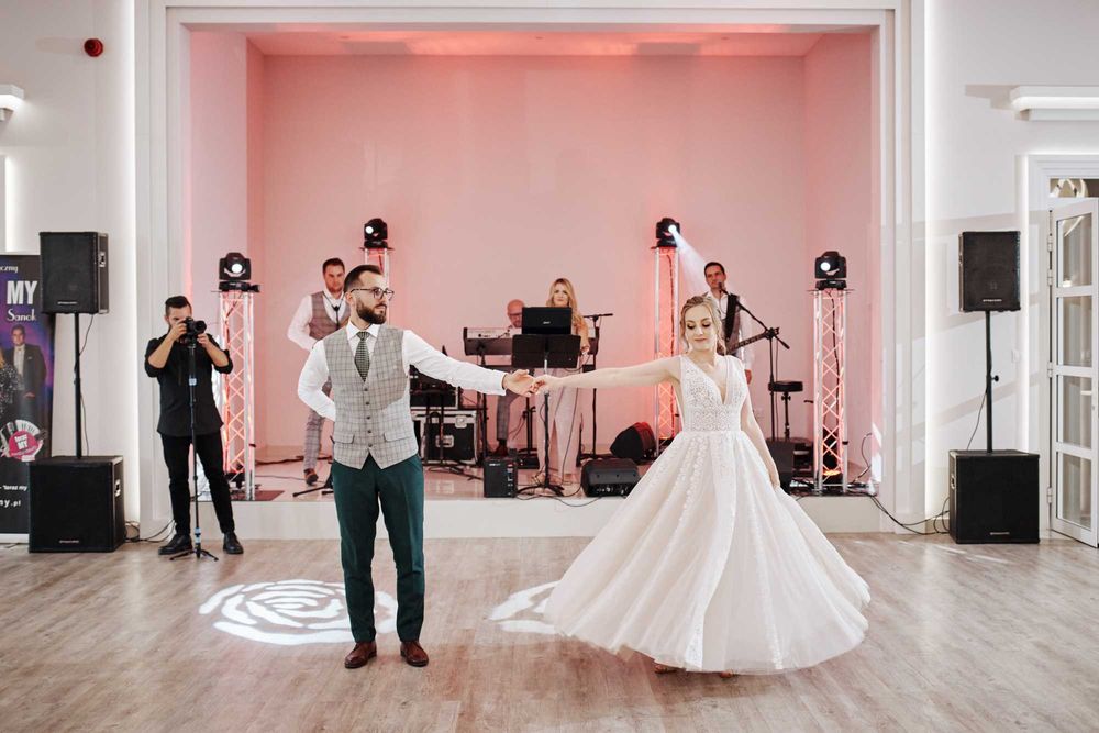 Suknia ślubna boho, rozmiar 36