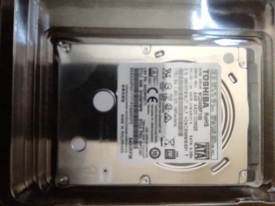 Hdd2.5 на 1Tb Toshiba