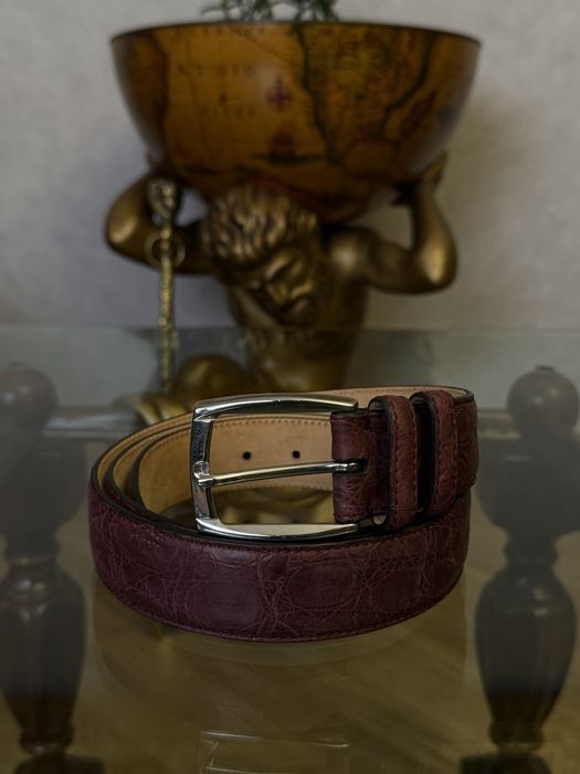 Крокодиловый ремень Mandelli, оригинал.