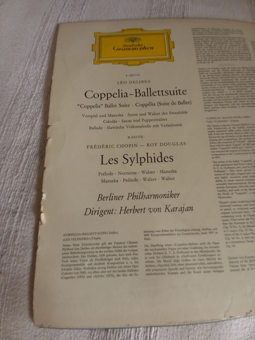 Vinil da Deutsche Grammophon Orquestra de Berlim Herbert Von Karajan