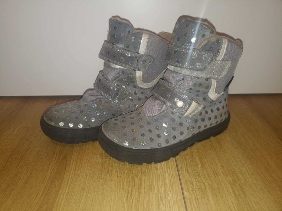 Buty zimowe skórzane Jamet ocieplane waterproof rozmiar 29