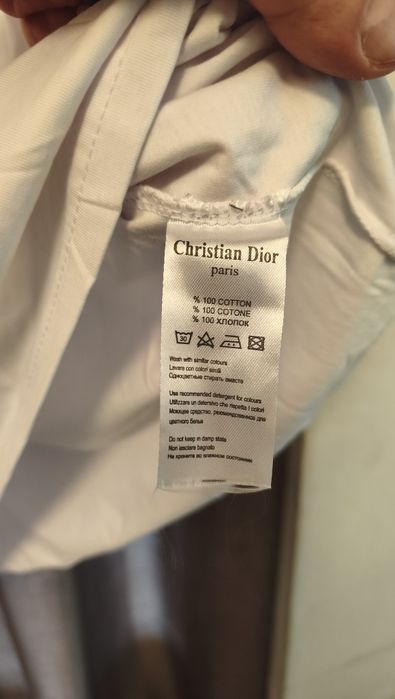 biała damska koszulka Dior