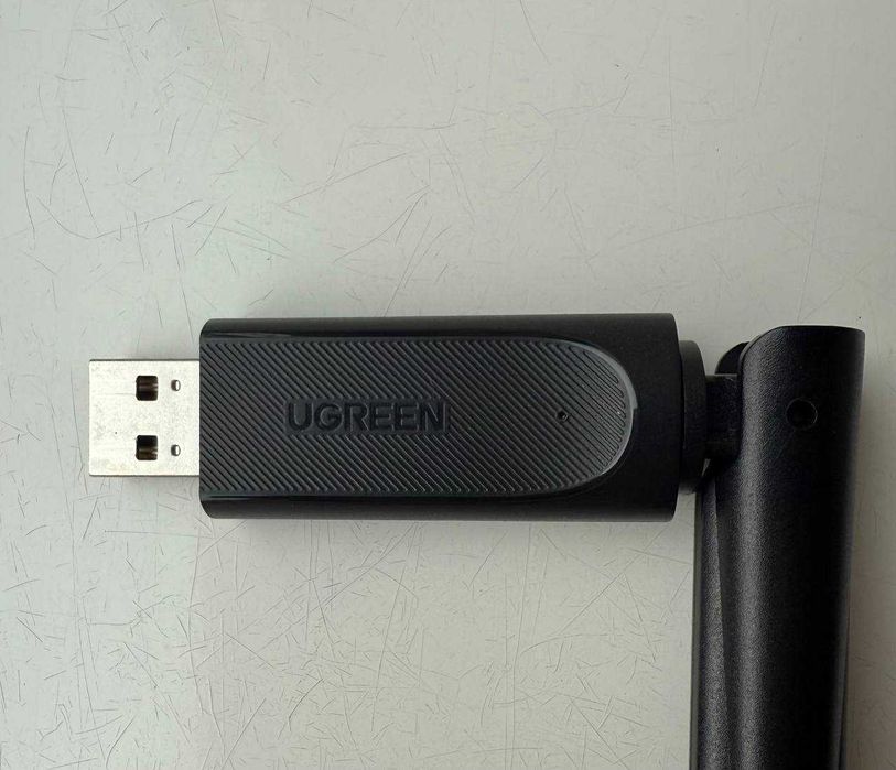 USB WiFi адаптер UGREEN AC650 CM496 дводіапазонний 2.4/5 ГГц 6dBi