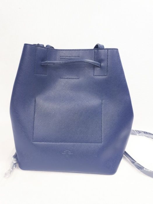 Nowa torebka JOOP! Jeans worek granatowa skóra saffiano torba