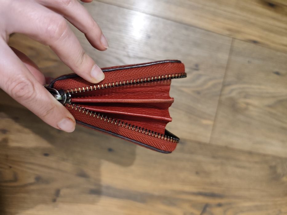 Portfel damski koperta skóra