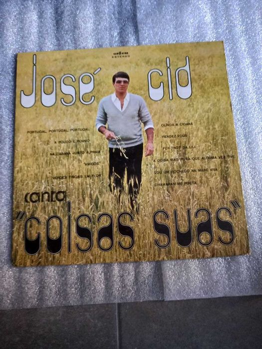 Disco vinil LP ''José Cid canta coisas suas'