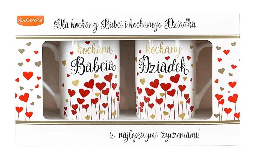 Kubek komplet Q Babcia i Dziadek oprawa: pudełko
