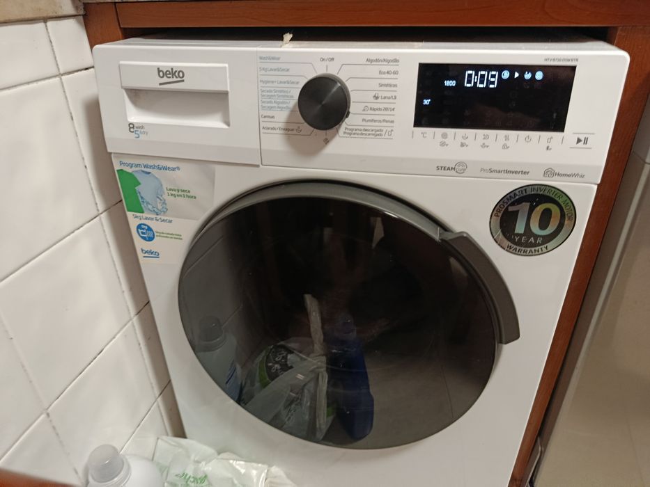 Maquina de lavar e secar beko