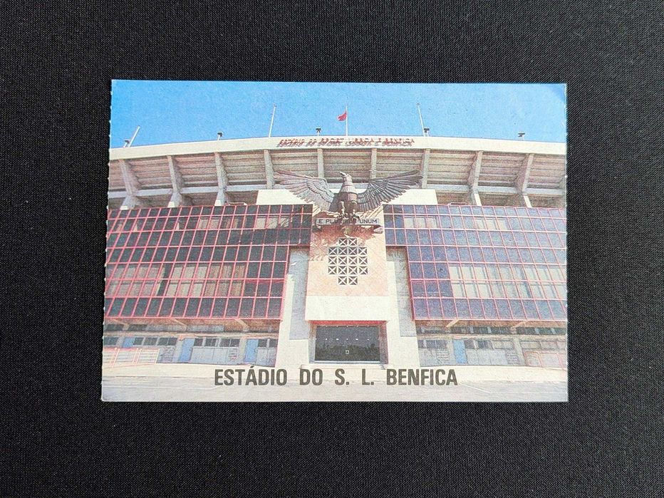 Bilhete do jogo Benfica - Montpellier (1988/89)