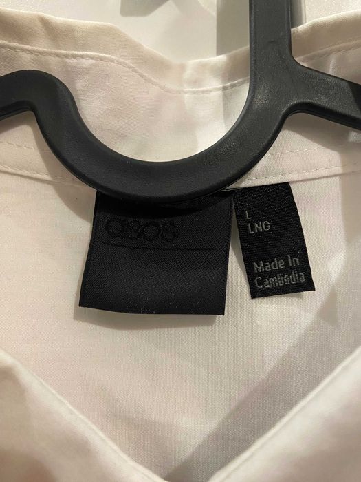 Biała koszula męska Skopes z Zalando 17" XL kołnierzyk 43cm jak Nowa