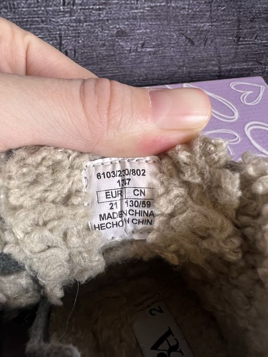 Чобітки Zara 21.