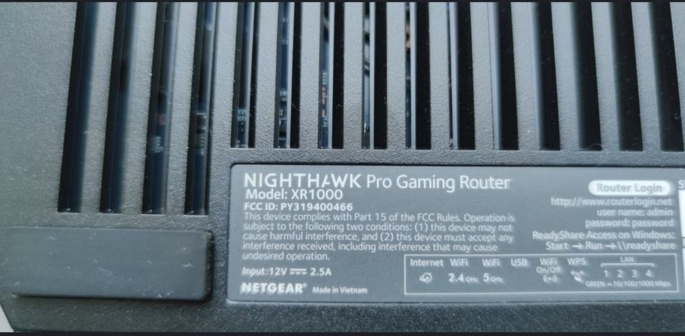 Ігровий роутер Netgear Nighthawk XR1000 Pro Gaming