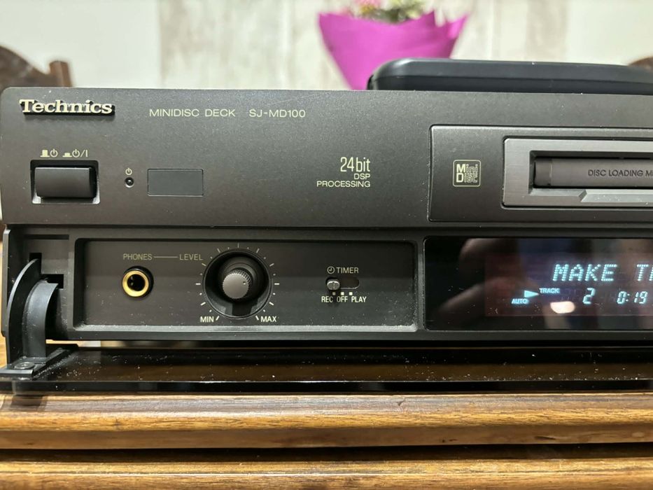 Minidisc Technics SJ-MD100 pilot