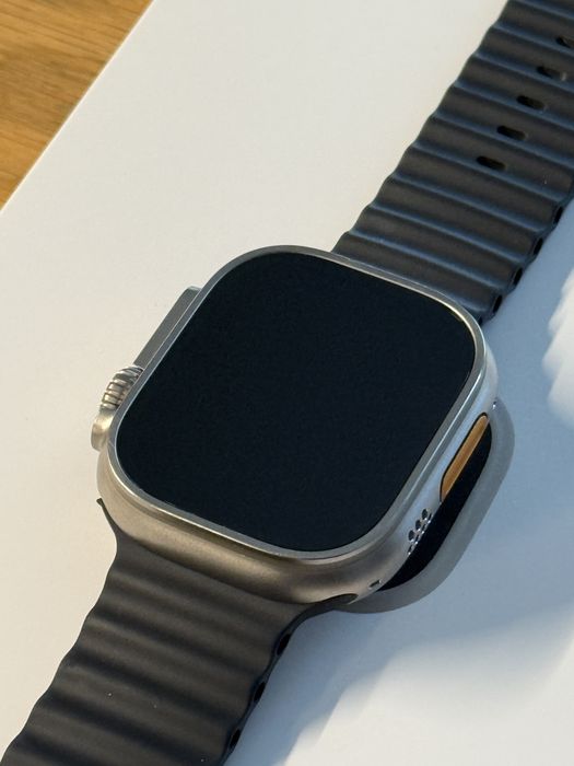 Apple Watch Ultra Titanium | Midnight Ocean Band