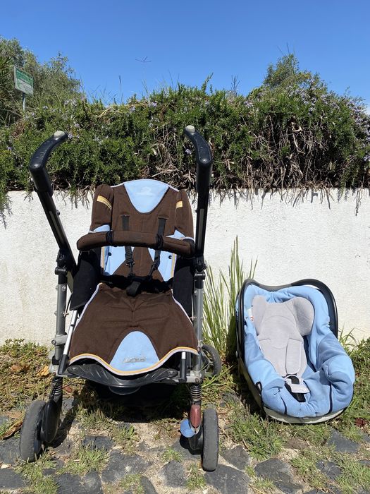 Duo Bebé Confort carrinho Loola, ovo Creatis