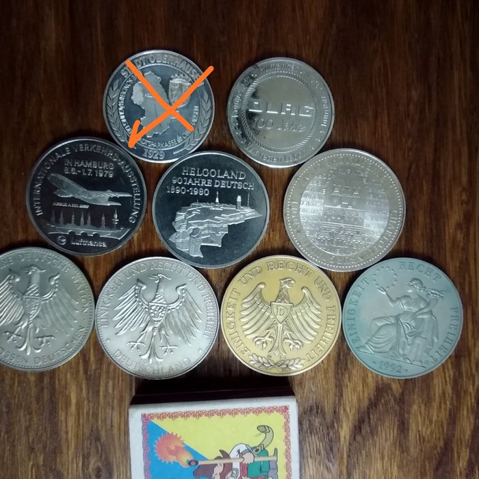 Монеты - медали . Германия .
