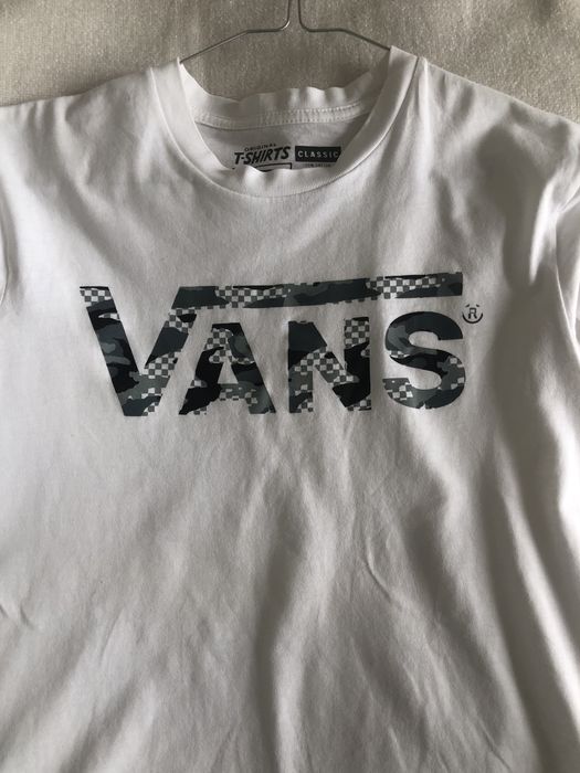 Biała koszulka vans damska