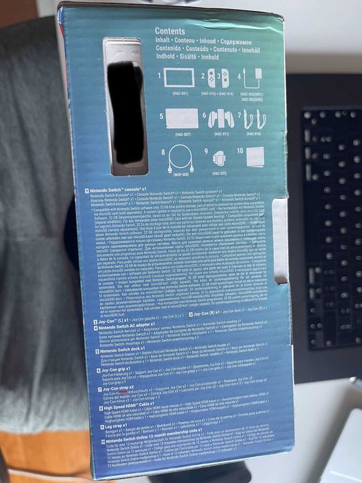 Nintendo Switch 1.1 + Jogo Nintendo Switch Sports + 12 Meses NSO