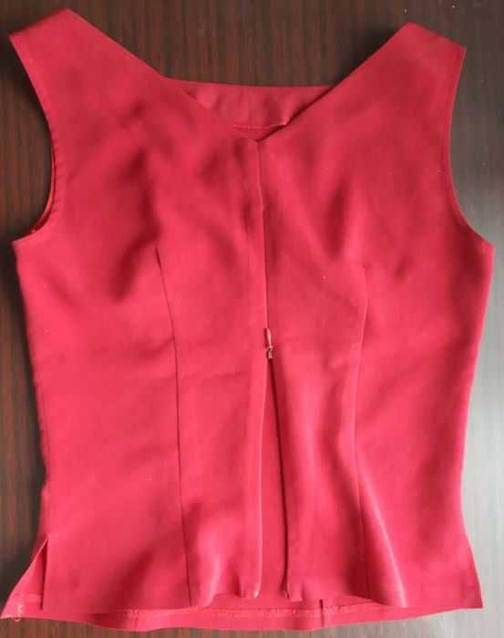 Топи від українського дизайнера Natali Bolgar XS (бордо та блакитний)