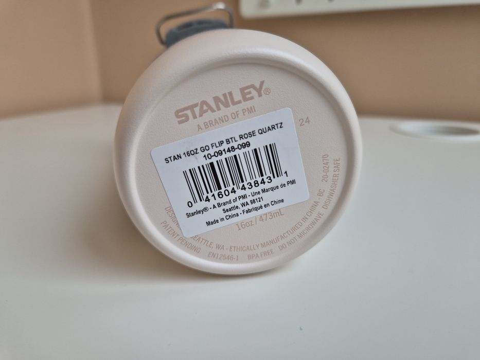 Термокружка Stanley GO Bottle The Quick Flip 0.47 л Rose Quartz термос