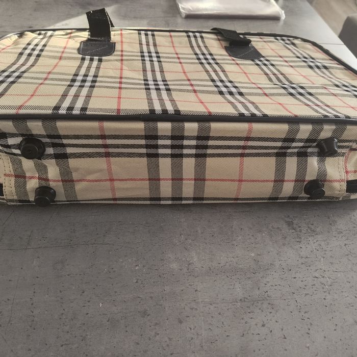 Torby podróżne, granatowa i w kratkę