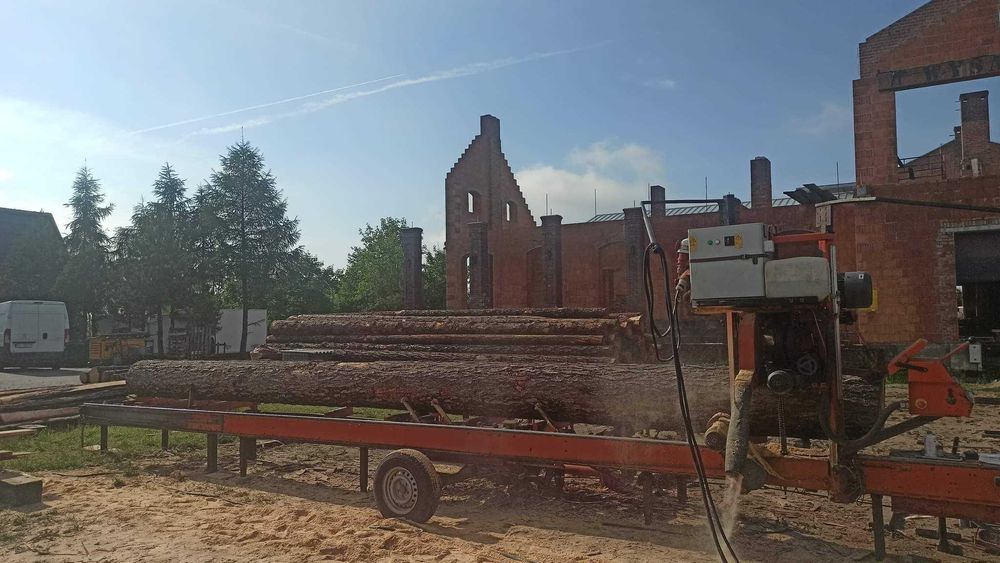 Tartak objazdowy Tartak przewoźny Gater Tartak na miejscu u klienta