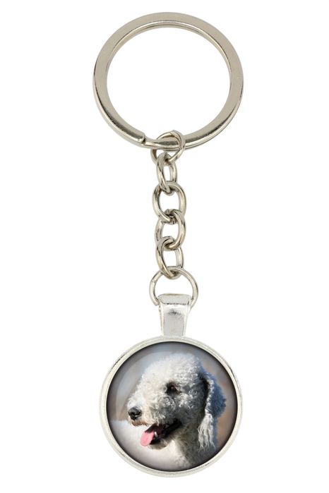 Bedlington Terrier brelok ze zdjęciem Art-Dog