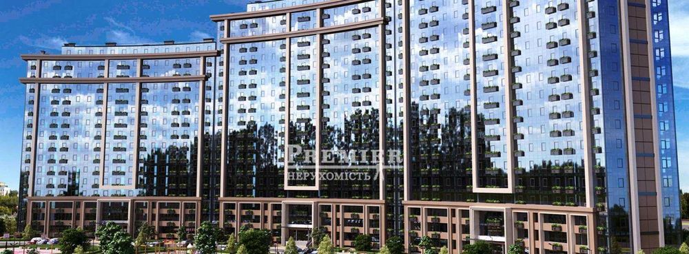 Квартира з панорамними вікнами біля моря! 43 м² вільного планування.