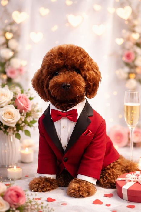 Той пудель ред браун Китай