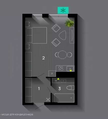 Продаж квартири за вигідною ціною, поруч міське озеро, Manhattan - View 2