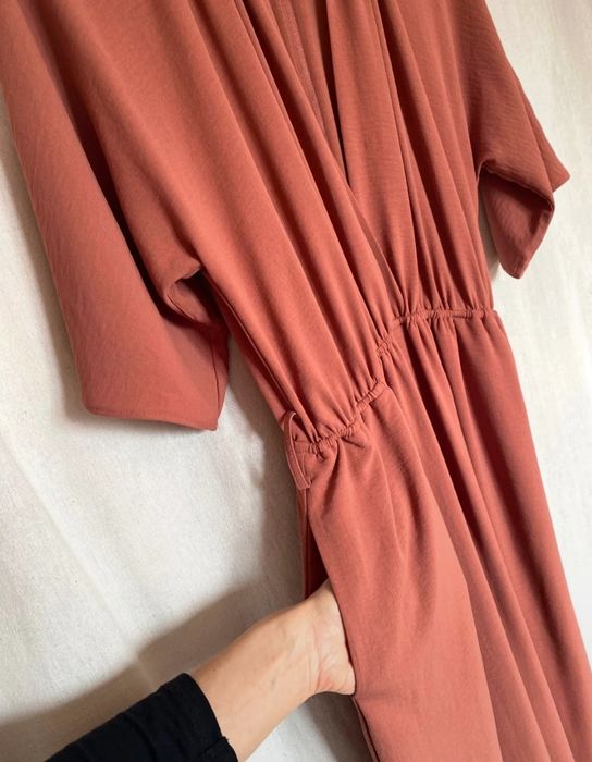 Macacão Zara XS rosa nude