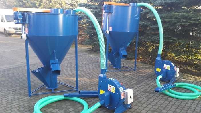 Śrutownik ssąco-tłoczący 7,5kw Nowy rozdrabniacz bijakowy mieszalnik