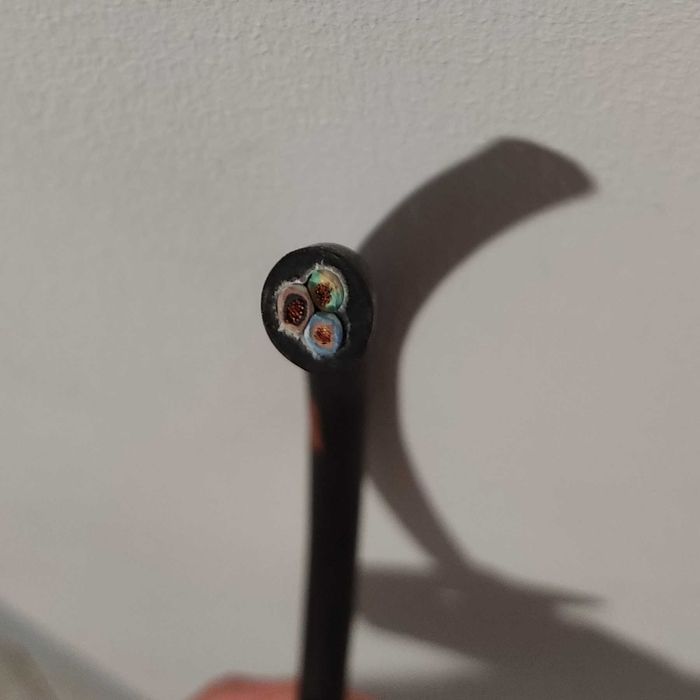 Kabel zasilający gumowy TITANEX 3x1,5mm linka miedziana 100% Cu