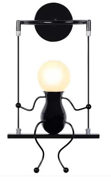 Kinkiet, lampa młodzieżowa loft / industrial / boho