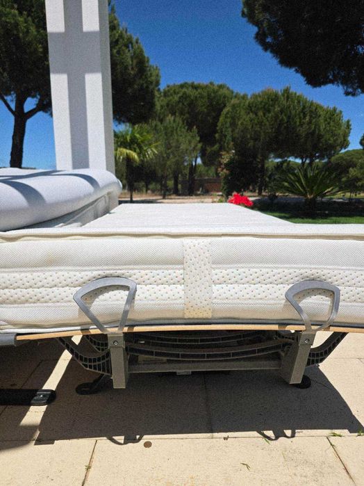 Cama articulada solteiro elétrica + colchão como novo + outra de oferta
