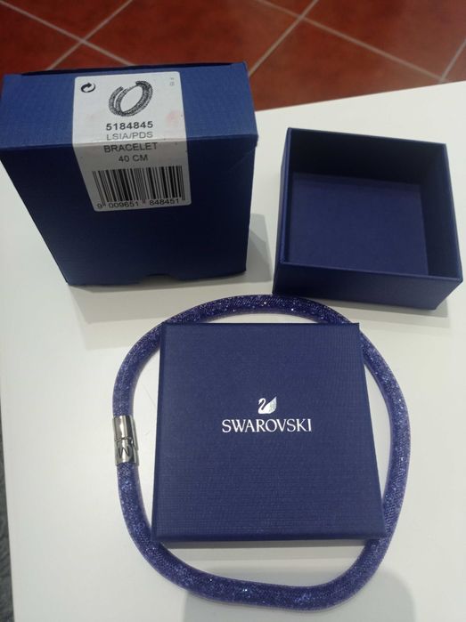 Black Month! ótima prenda - Pulseira/Colar Swarovski 40cm nova