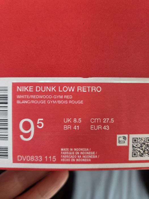Nike Dunk Low RETRO r 43