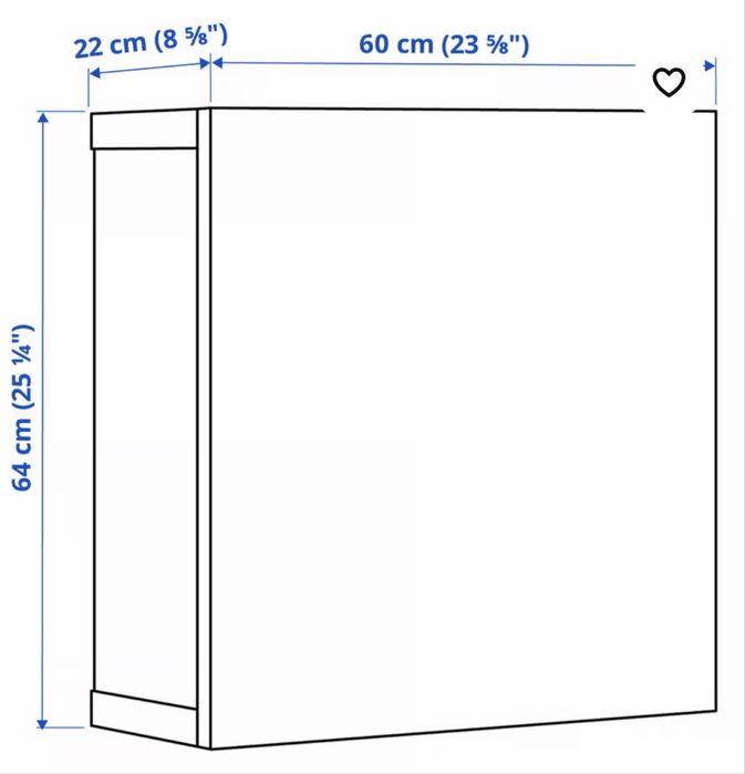 Móvel de Parede / Vitrine IKEA BESTÅ