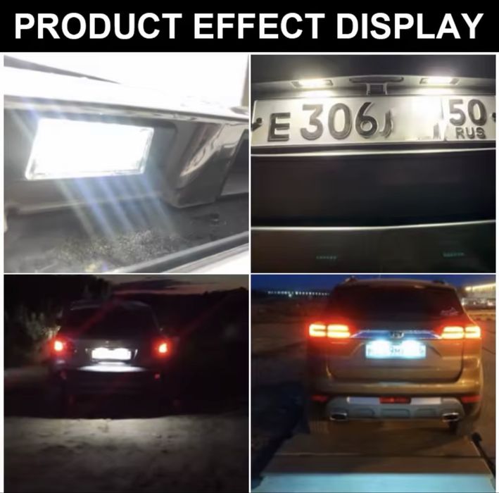 2 luzes LED Matricula Nissan Qashqai J10 J11