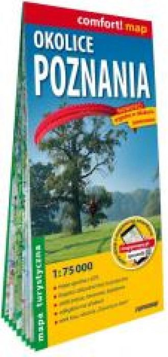 Comfort!map Okolice Poznania 1:75/000 mapa w.2024 praca zbiorowa Rok