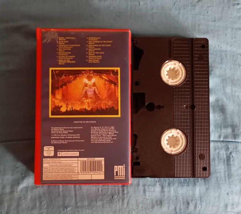 ---» 3 VHS Metal (Iron Maiden, Sepultura e Slayer) «---