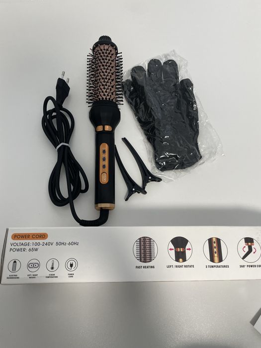 Обертовий браш-плойка з нагрівом, 3 температури
