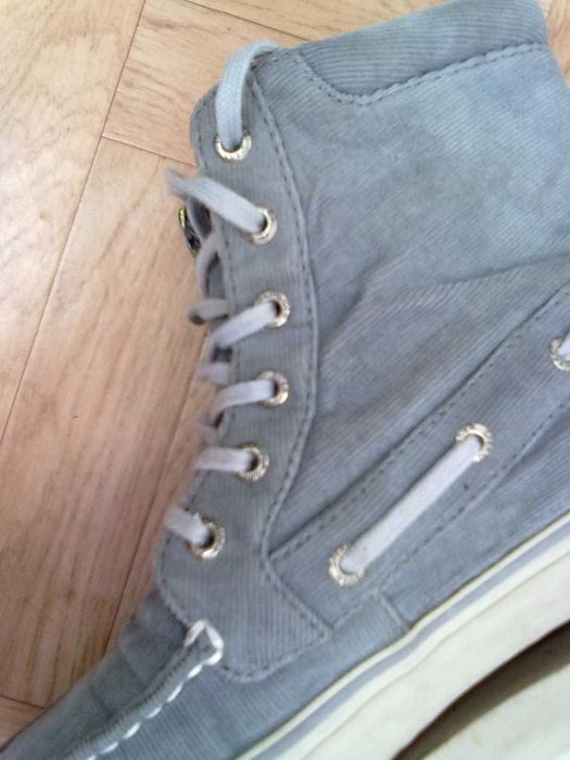 Высокие кеды Sperry top-sider вельветовые