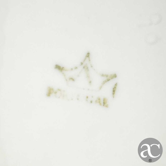 Frasco de perfume, porcelana Artibus, decorado com flores