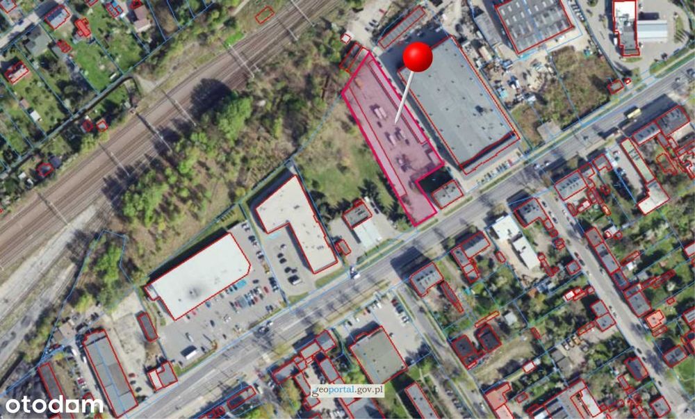 Działka 3 870 m² | Mpzp Usługi Centrum | Łaska 5D