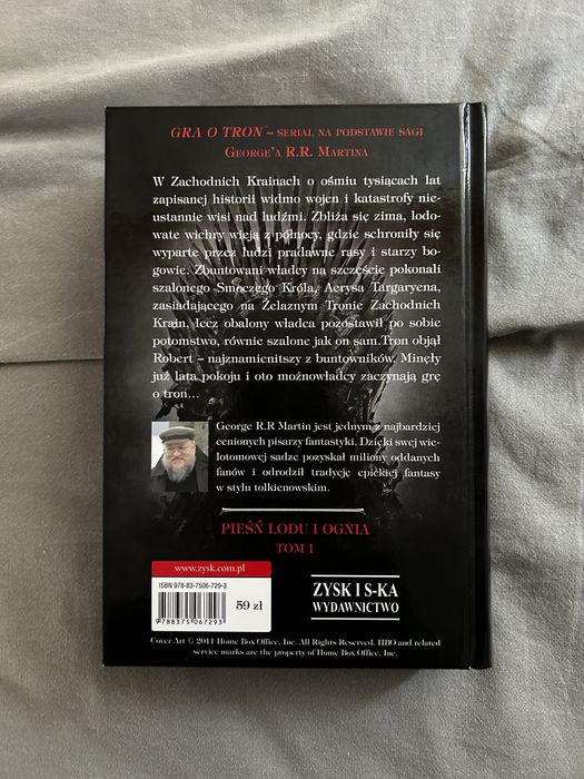 Nowa Gra o tron książka część 1