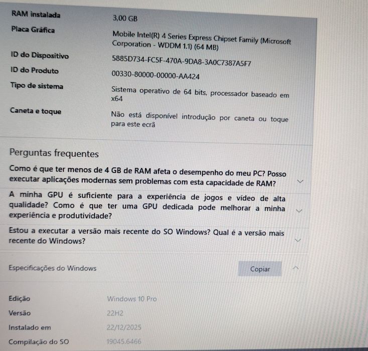 Portátil HP Compac 6730s