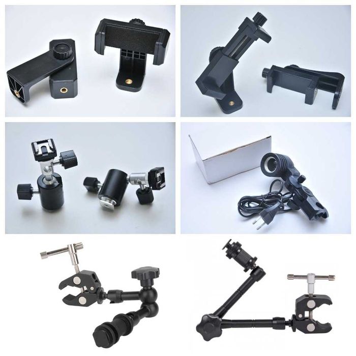 Насадка-держатель 360 градусов резьба 1/4"(черная