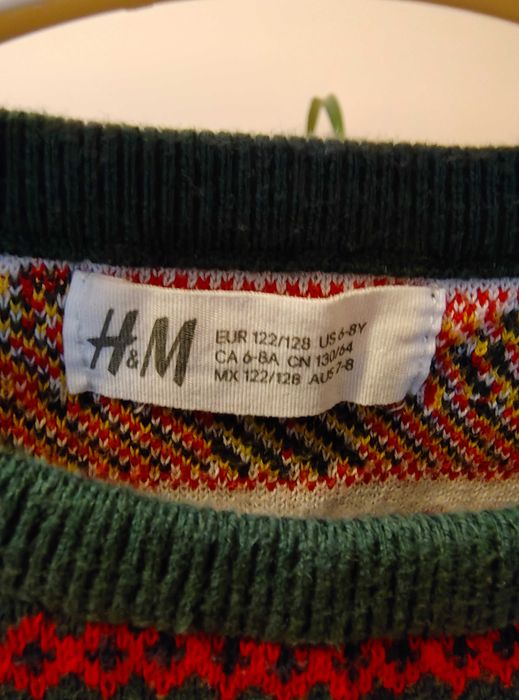 Sweter dziecięcy H&M 122/128 cm